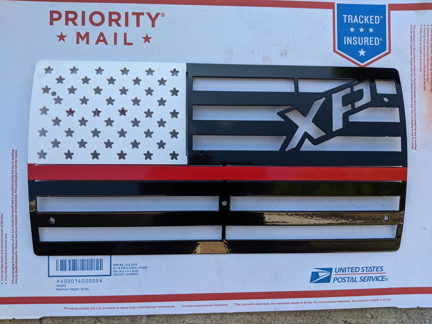 Polaris General XP thin line exhaust flag