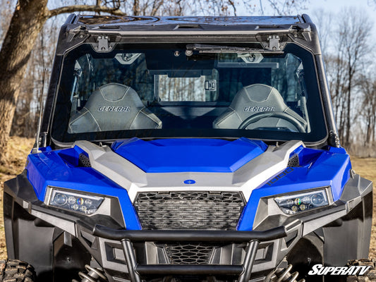 Polaris General XP 1000 MaxDrive Power Flip Glass Windshield *Free Shipping*