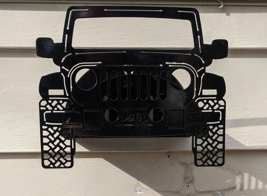 Jeep hose/airline rack
