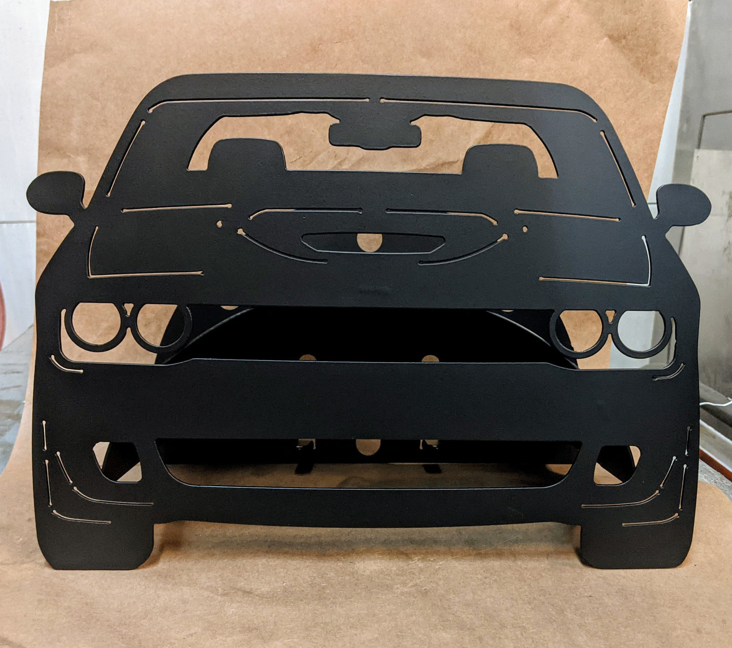 Dodge Challenger airline/hose rack