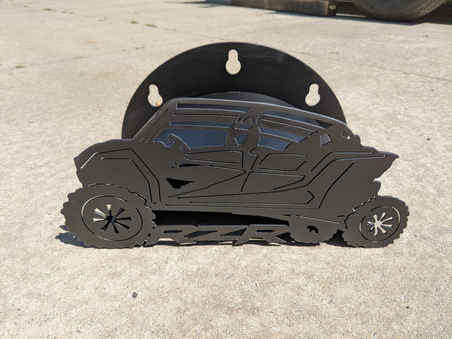 Heavy duty RZR hose/airline rack