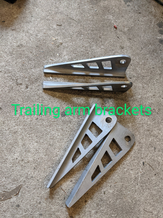 Rzr susp. conversion fwd. trailing arm brackets only