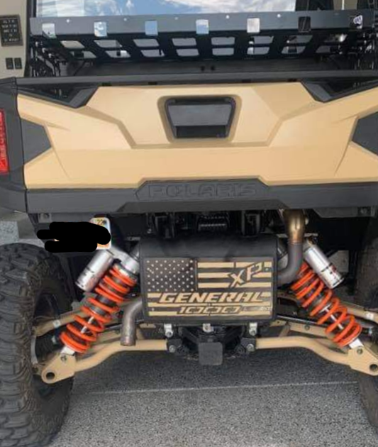 Polaris General XP Black/Tan exhaust flag