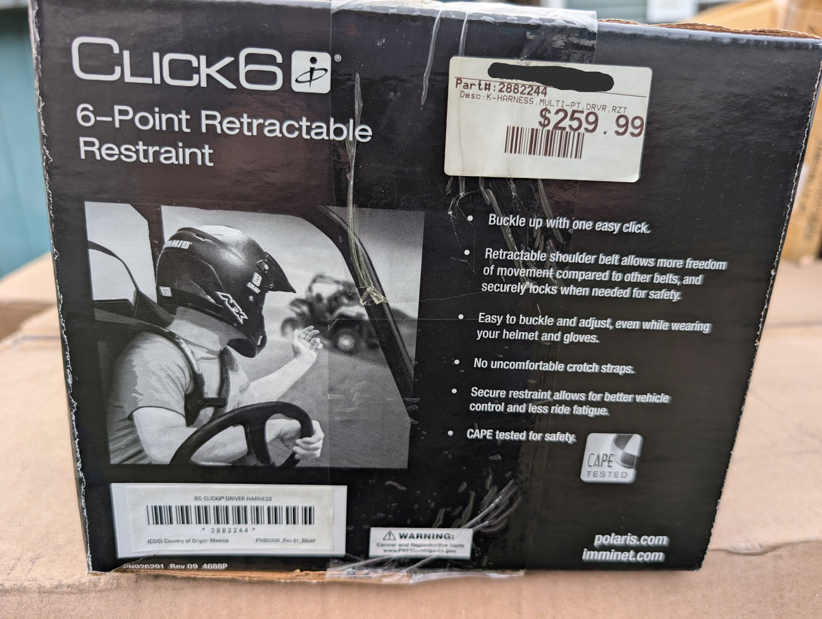 Polaris Click 6 Retractable harness (with safety plug)"Free Shipping"