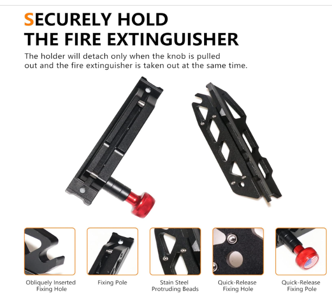 Quick Release Fire Extinguisher Mount *Free Shipping*