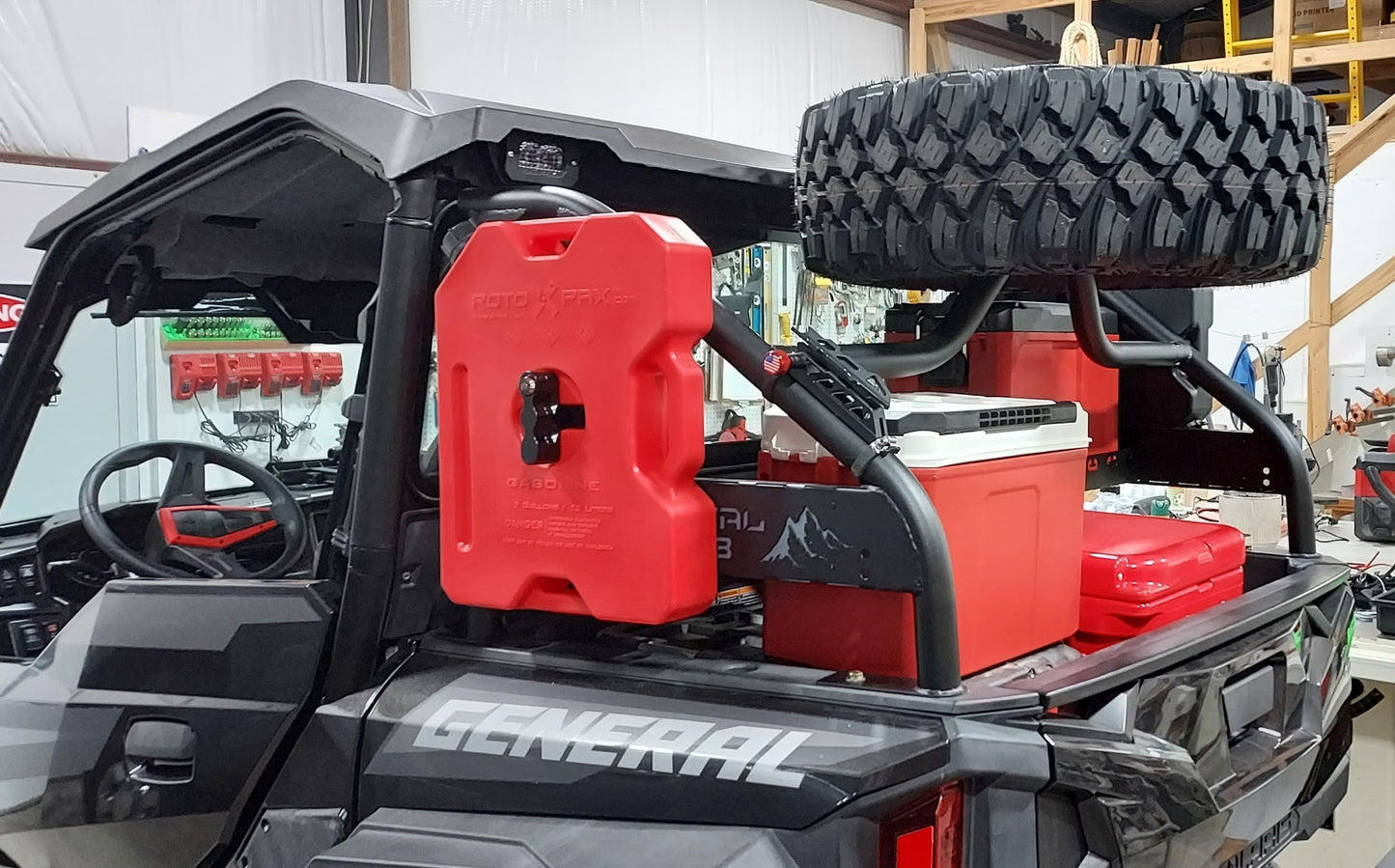 Polaris General Tire rack