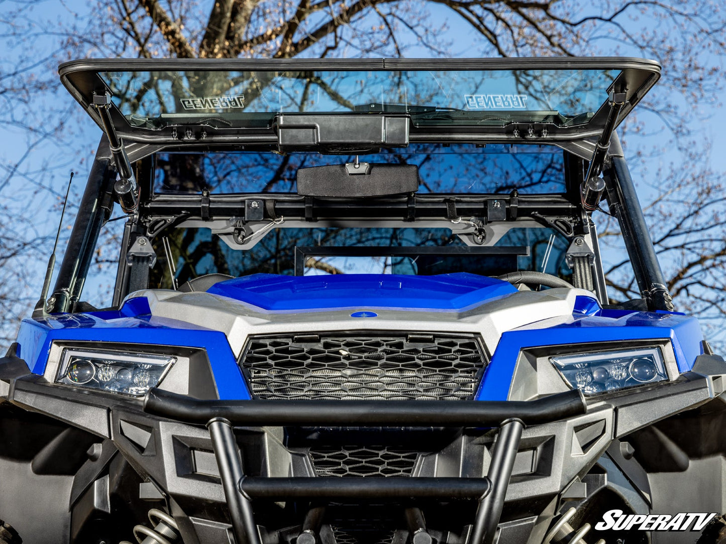 Polaris General XP 1000 MaxDrive Power Flip Glass Windshield *Free Shipping*