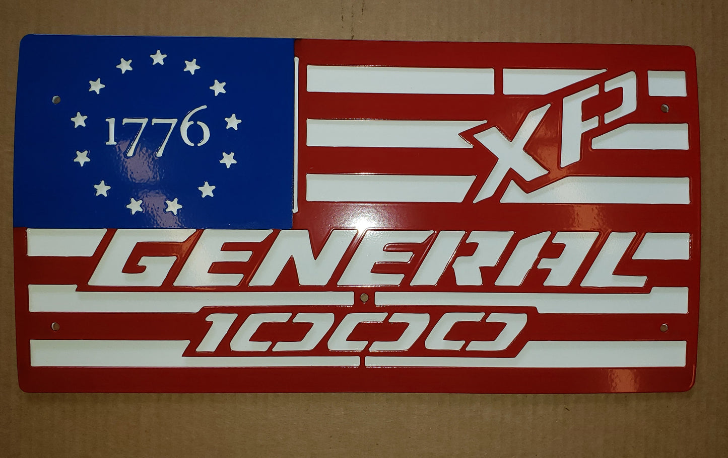 Polaris General XP exhaust flag *1776*